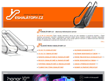Tablet Screenshot of eskalatory.cz